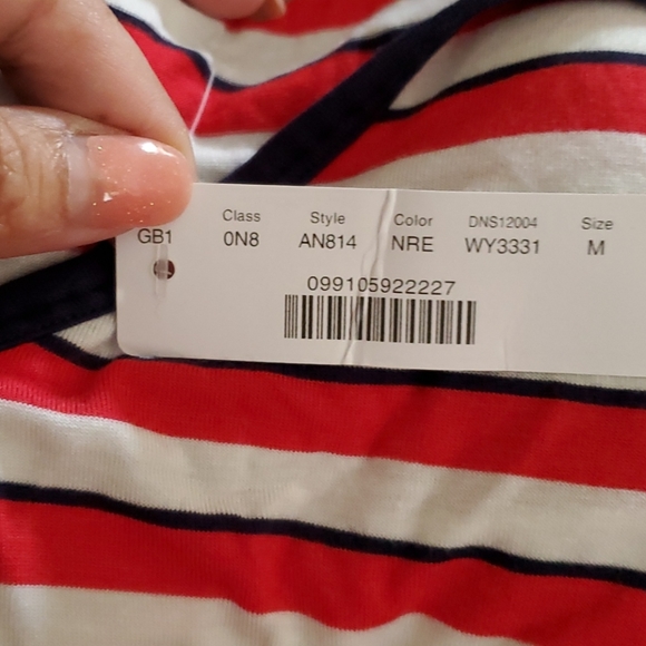 NWT J. Crew striped nightshirt - Picture 3 of 5